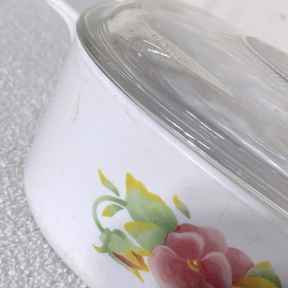 Vintage Corningware Summer Blush Casserole Dish A-2-B 2L With Glass  Lid - Picture 3 of 12